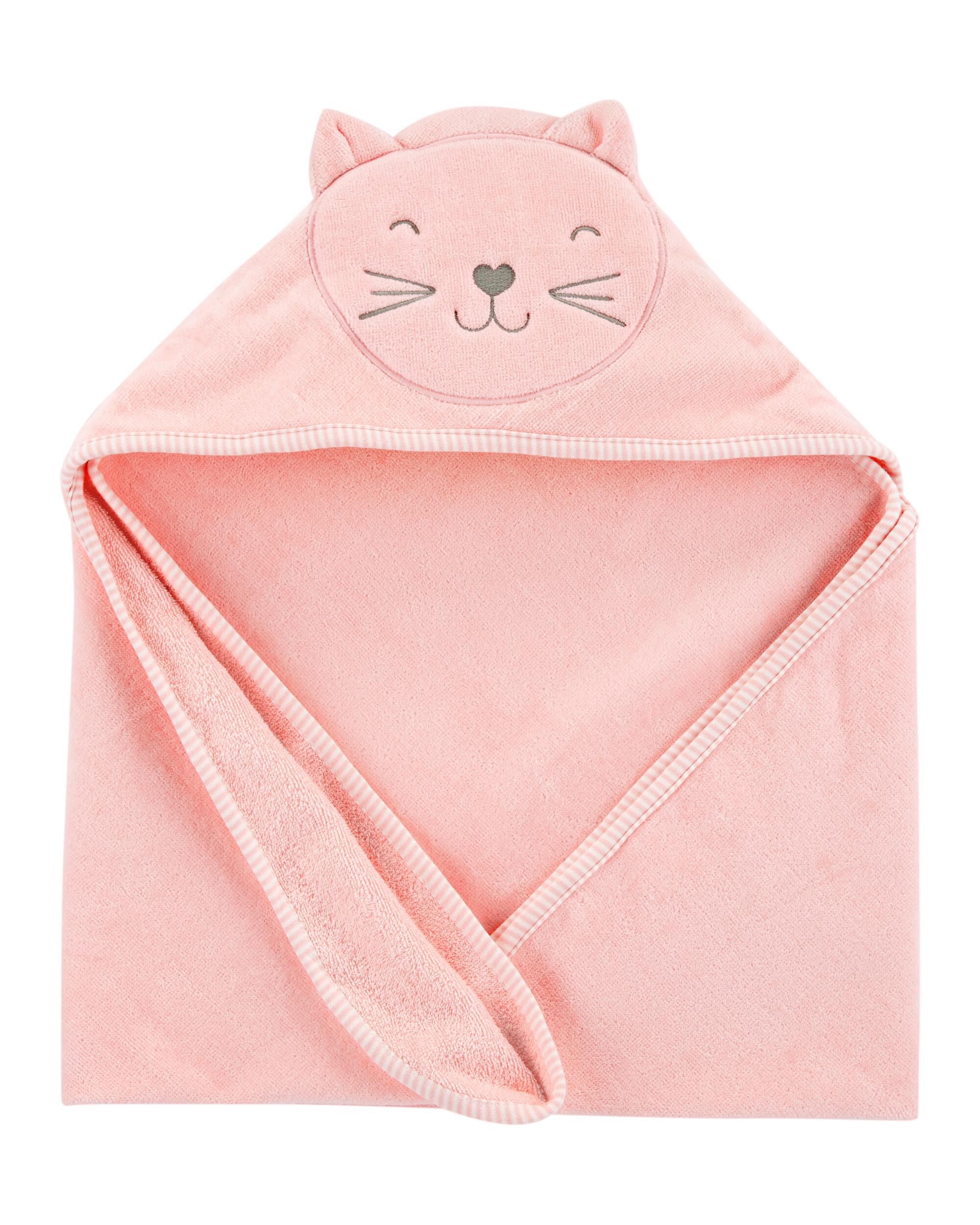 cat hooded towel