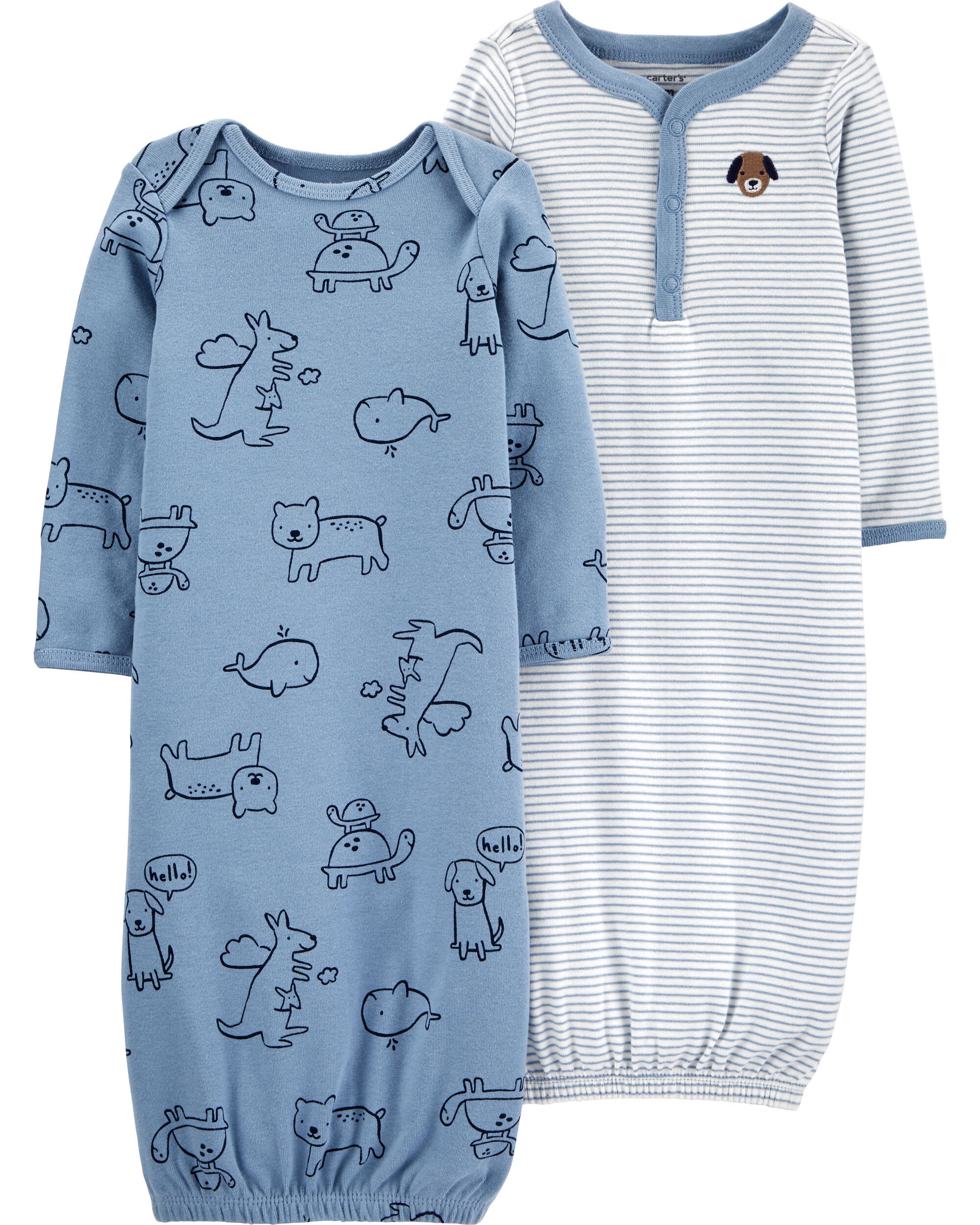 carters sleeper gown