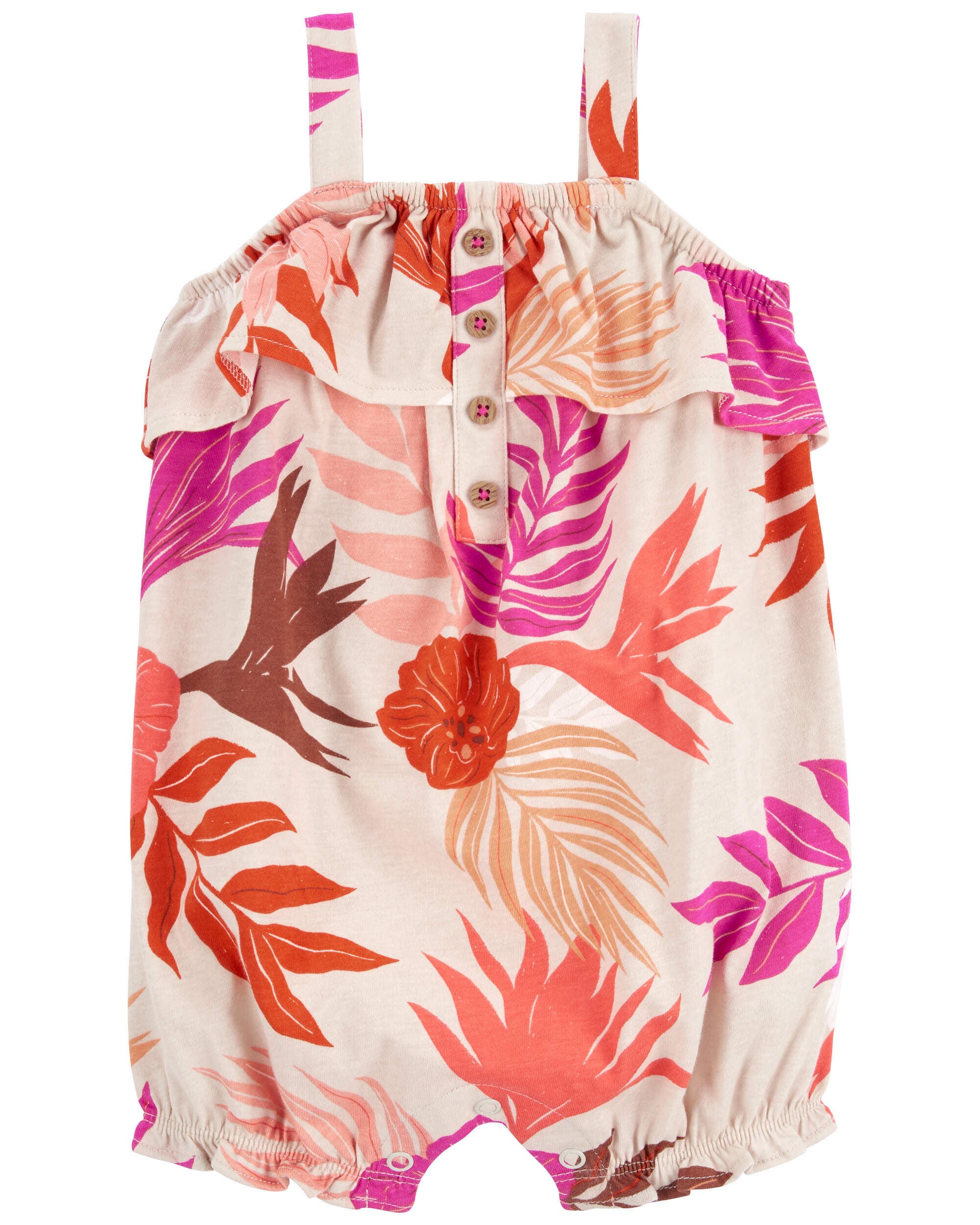 Baby Tropical Tank Romper Carter s Carter s