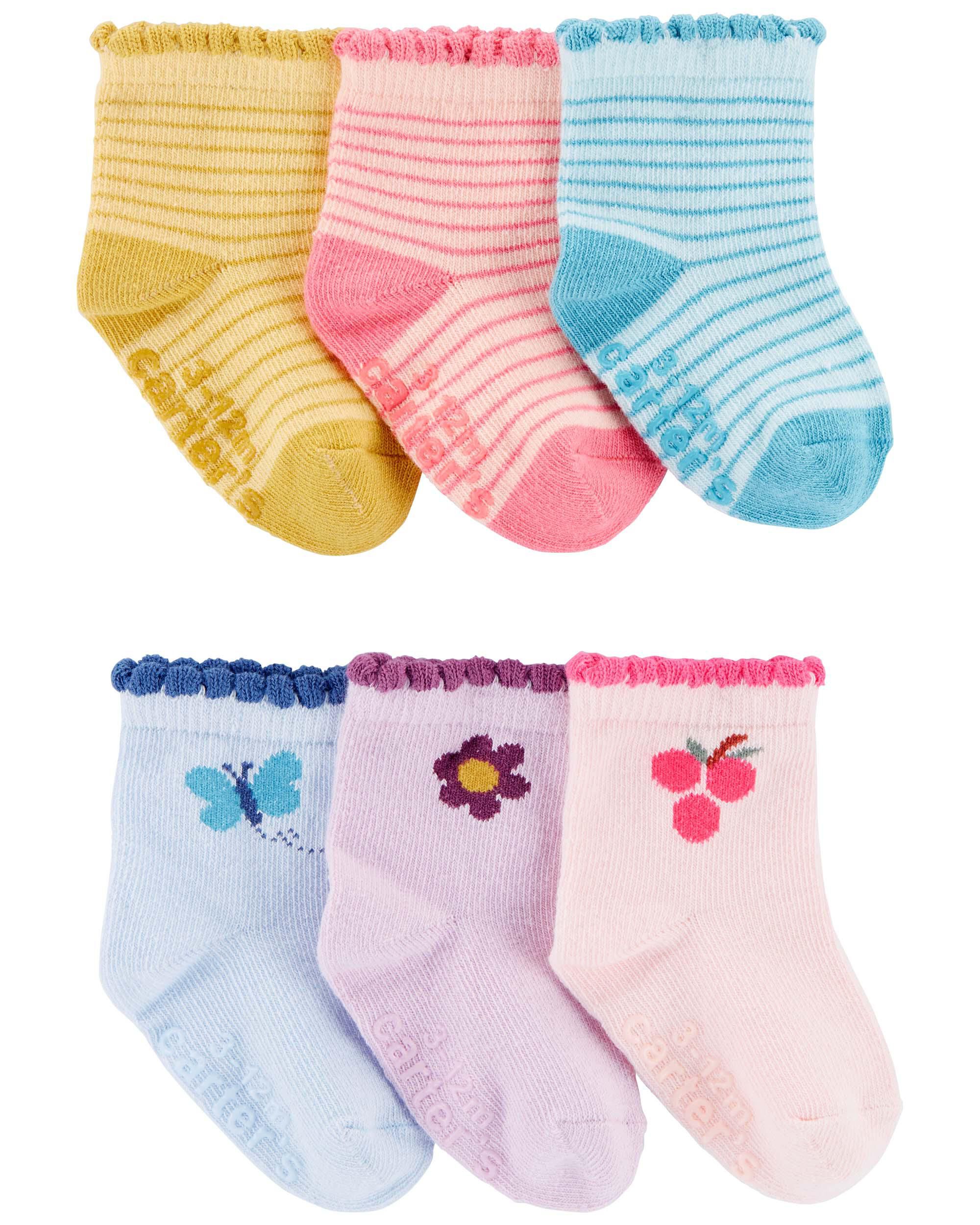 Baby 6 Pack Booties Carter s Carter s