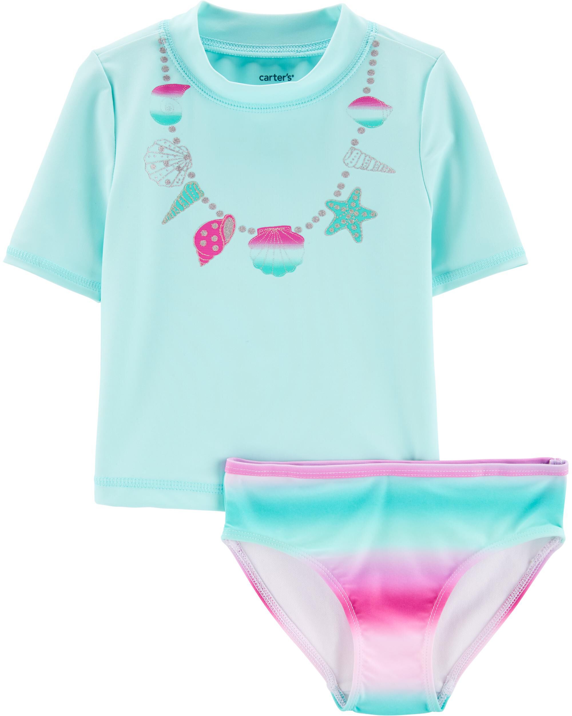 *DOORBUSTER* Carter's Seashell 2-Piece Rashguard Set