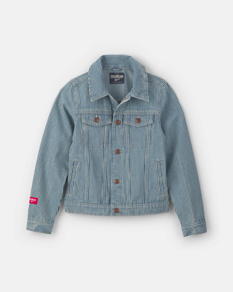 OshKosh B'gosh Kids Hickory Denim Jacket - Light Wash 10 Light Wash