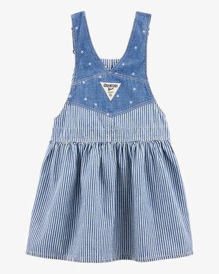 Product image 2 of Baby Striped Jumper Dress - Blue