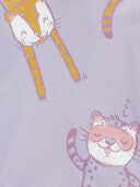 Purple - Baby 4-Piece Cat 100% Snug Fit Cotton Pajamas, Selected