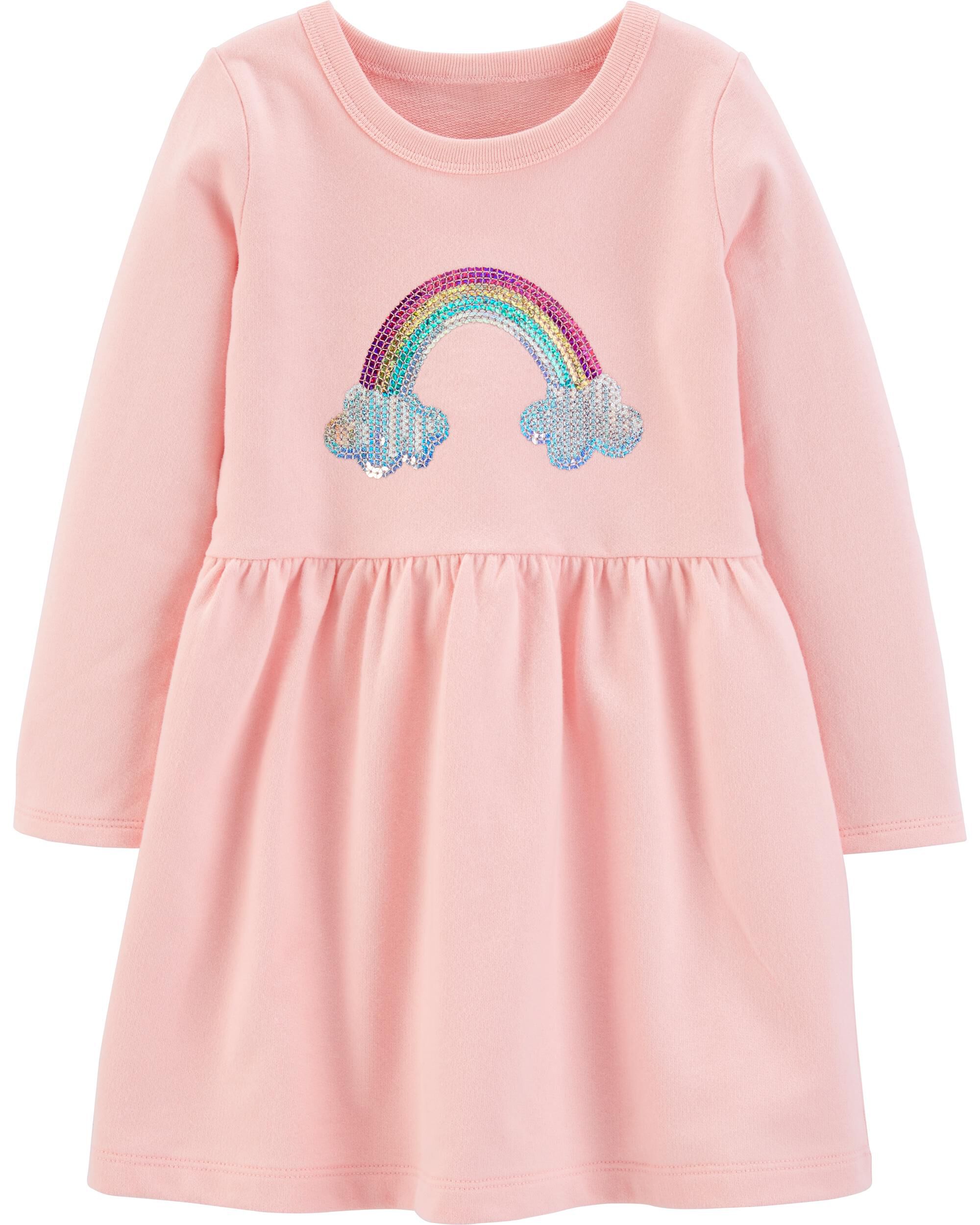 rainbow sequin dress kids
