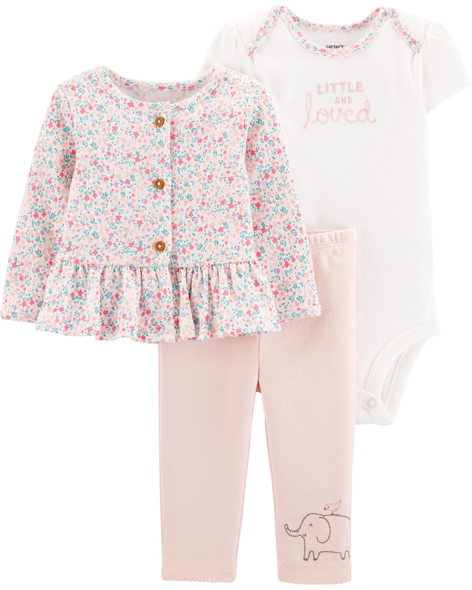 carter's 3 piece set girl