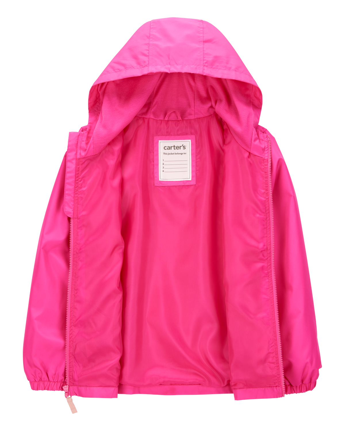 Kid Solid Windbreaker Jacket - Pink - Carter's | Carter's