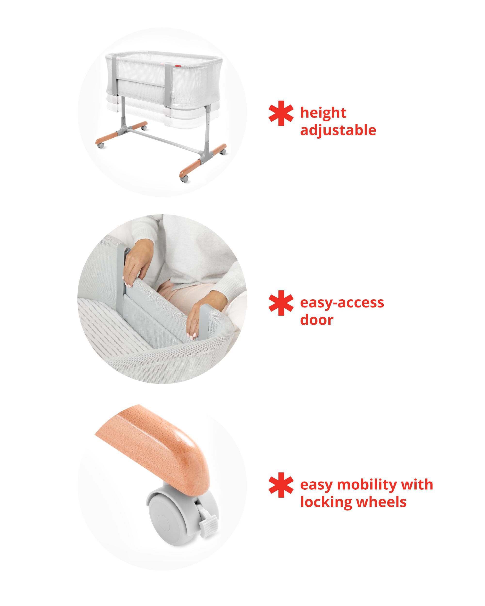 Cozy-Up 2-in-1 Bedside Sleeper & Bassinet - Skip Hop | Carter's