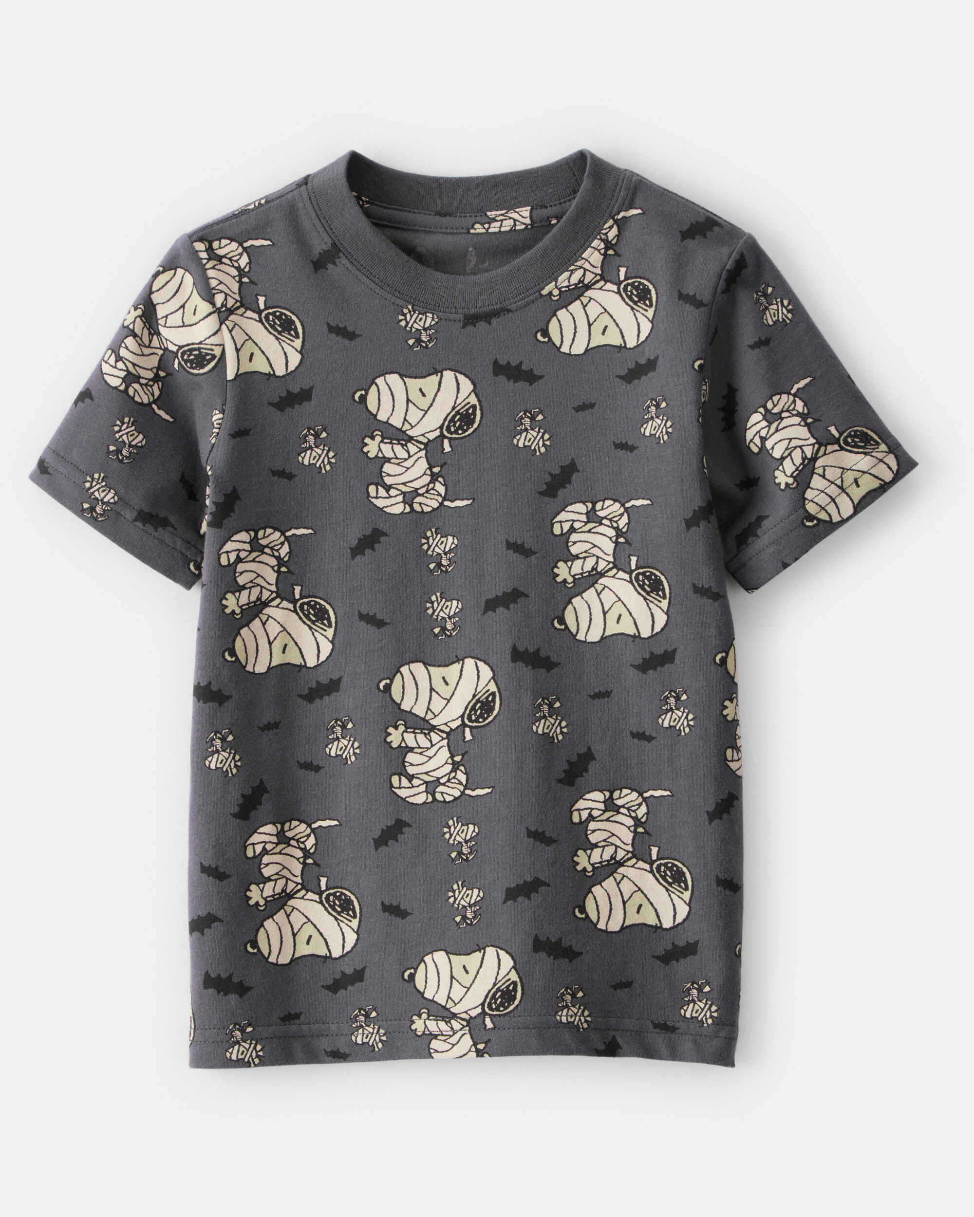 Toddler Boy Halloween Snoopy Mummy Short-Sleeve Tee