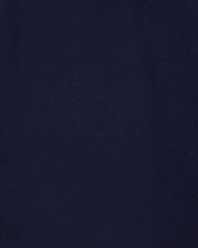 Product image 2 of Kid Pique Long-Sleeve Polo Shirt - Navy