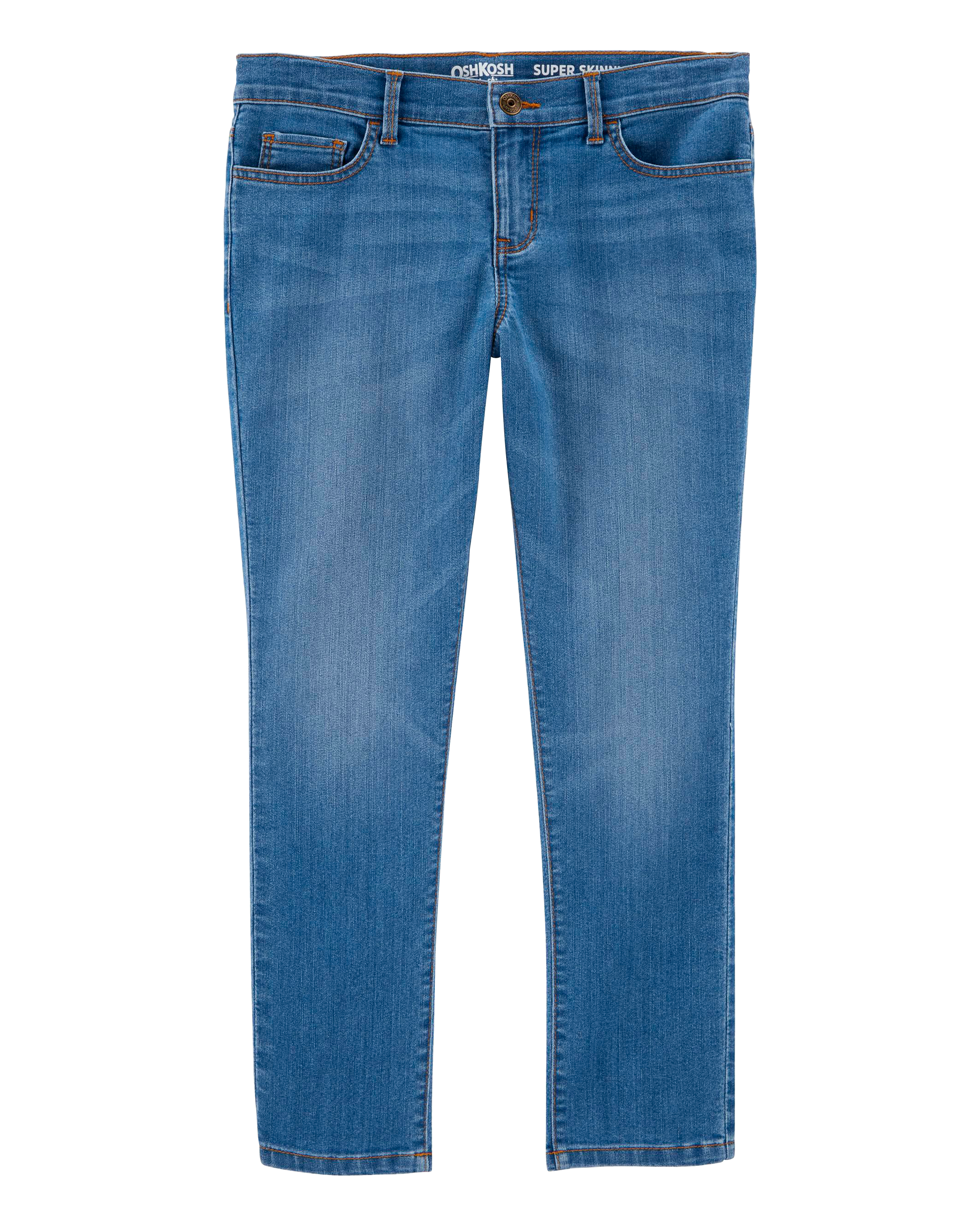 Kid Medium Blue Wash Plus-Fit Skinny-Leg Jeans