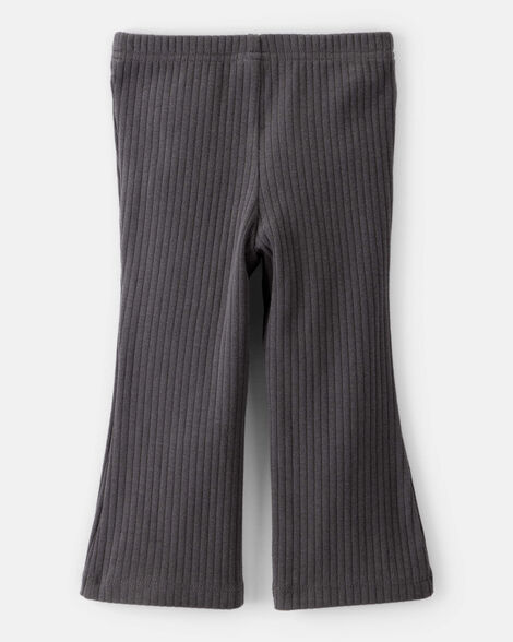Product image 2 of Baby Girl Cotton Flare Leggings - Black