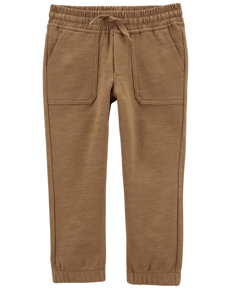 french terry cinched hem joggers