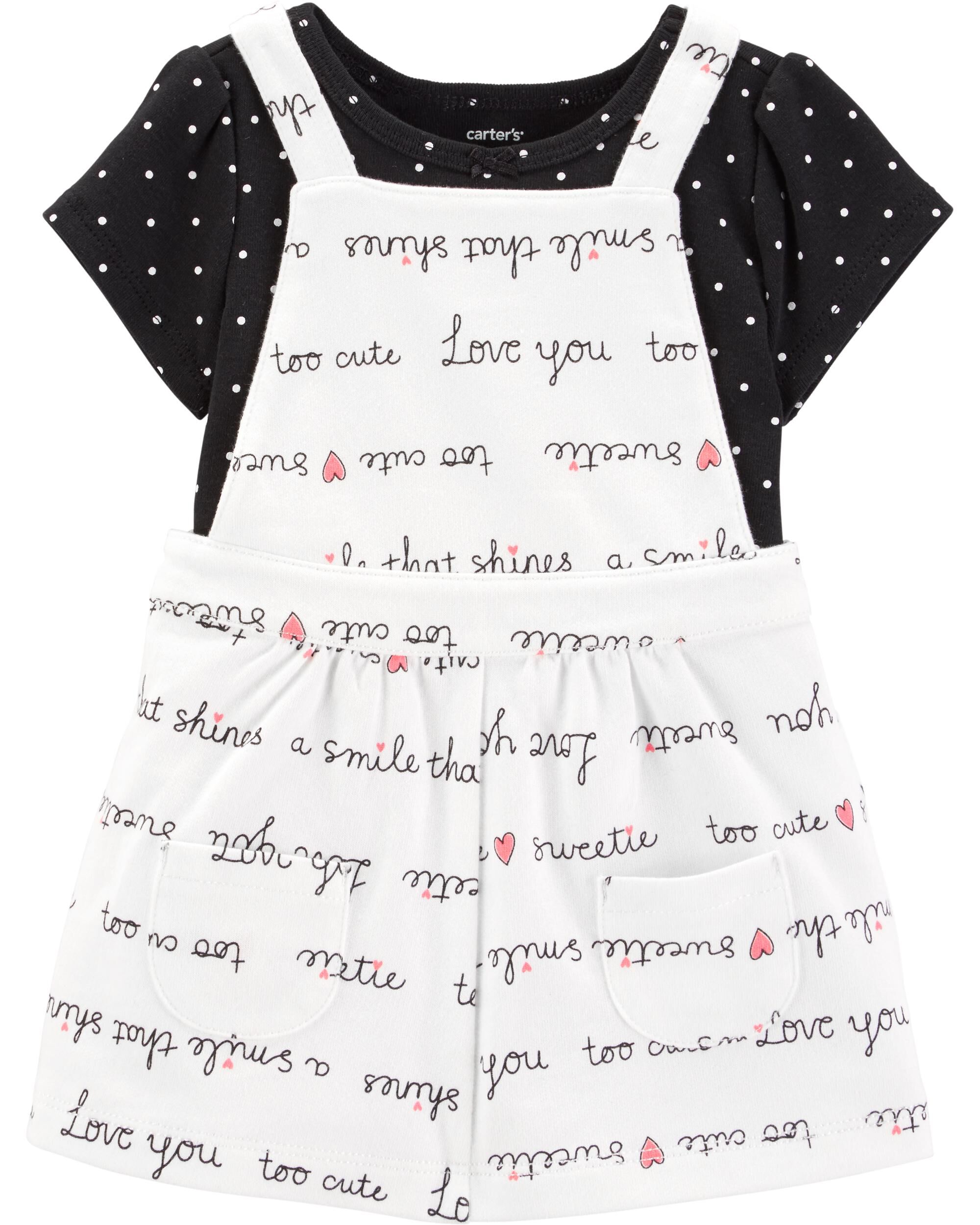 carters black cat dress