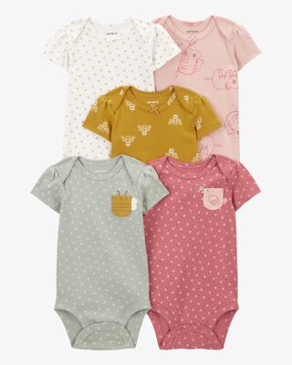 Product image 1 of Baby 5-Pack Short-Sleeve Bodysuits