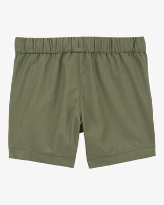 Product image 2 of Toddler Pull-On Poplin Shorts - Olive