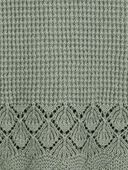 Green - Kid Pointelle Crotchet Knit Tank - Green, Selected