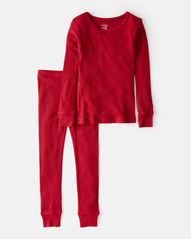 Product image 1 of Toddler PurelySoft Snug Fit 2-Piece Pajamas - Red