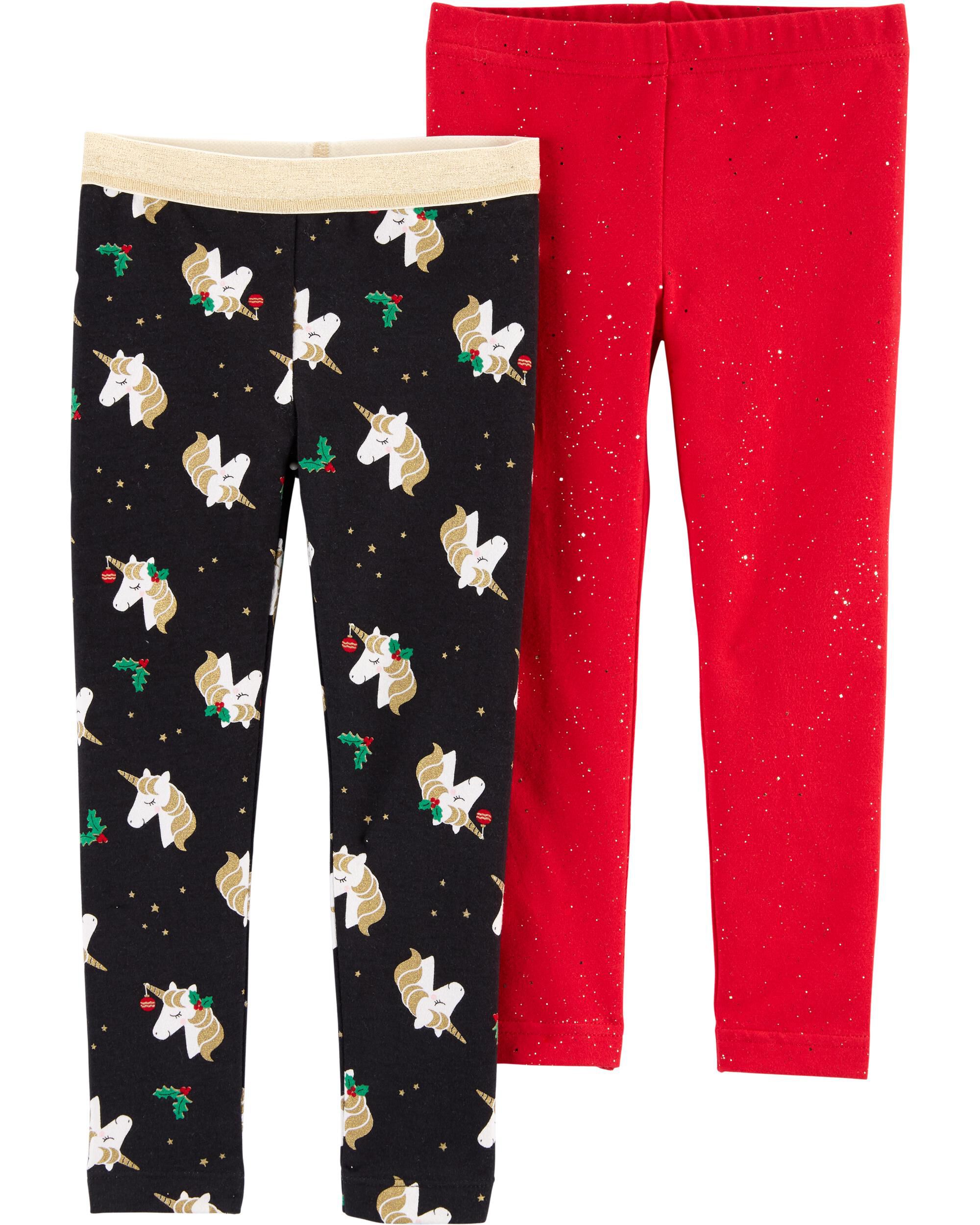 kids holiday leggings
