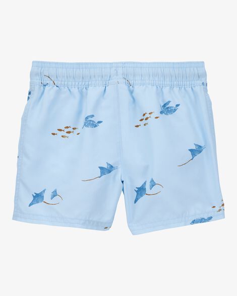  Product image 2 of Toddler Sea Creatures Swim Trunks - Blue