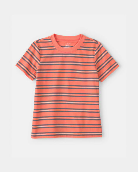 toddler striped t-shirt - orange