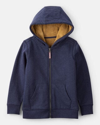 Boys DayDream Fleece Zip-Up Hoodie - Green