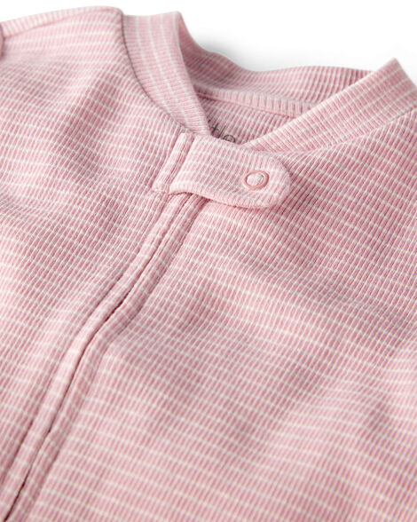 Product image 2 of Baby Organic Cotton Sleep & Play in Pink Stripes