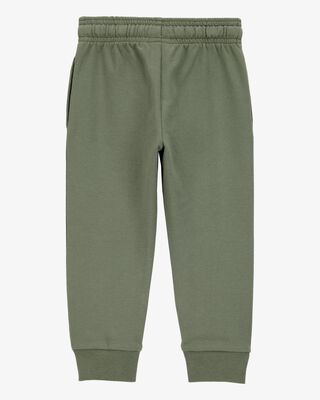 Product image 2 of Toddler Pull-On Drawstring Joggers - Green