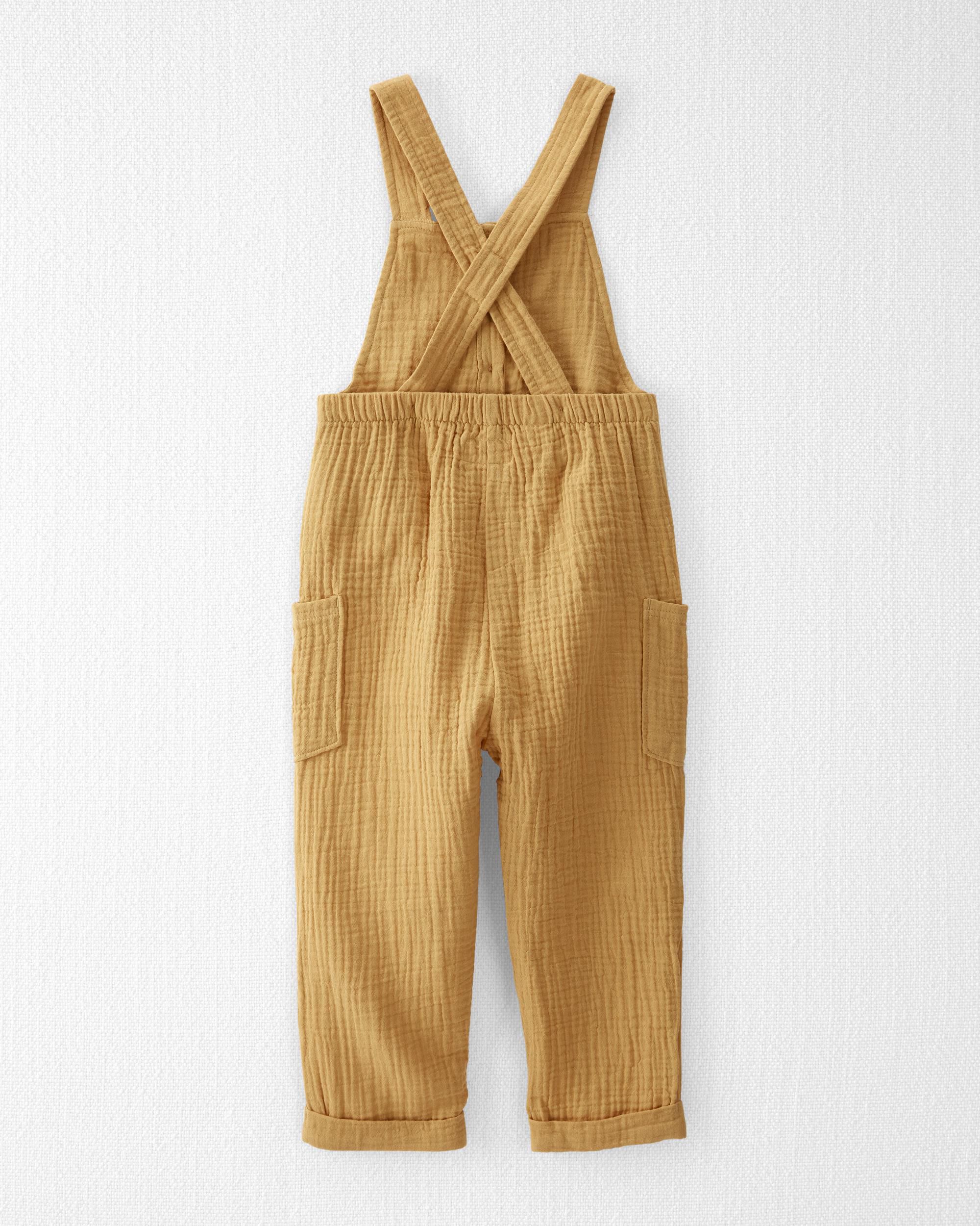 Toddler Organic Cotton Gauze Overalls Carter s Carter s