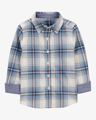 Product image 1 of Toddler Plaid Button-Front Shirt