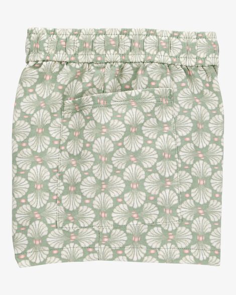  Product image 3 of Baby Tropical Print Drawstring Shorts - Green