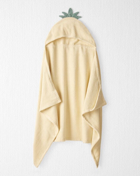 Product image 1 of Toddler Organic Terry Cotton Pineapple Towel