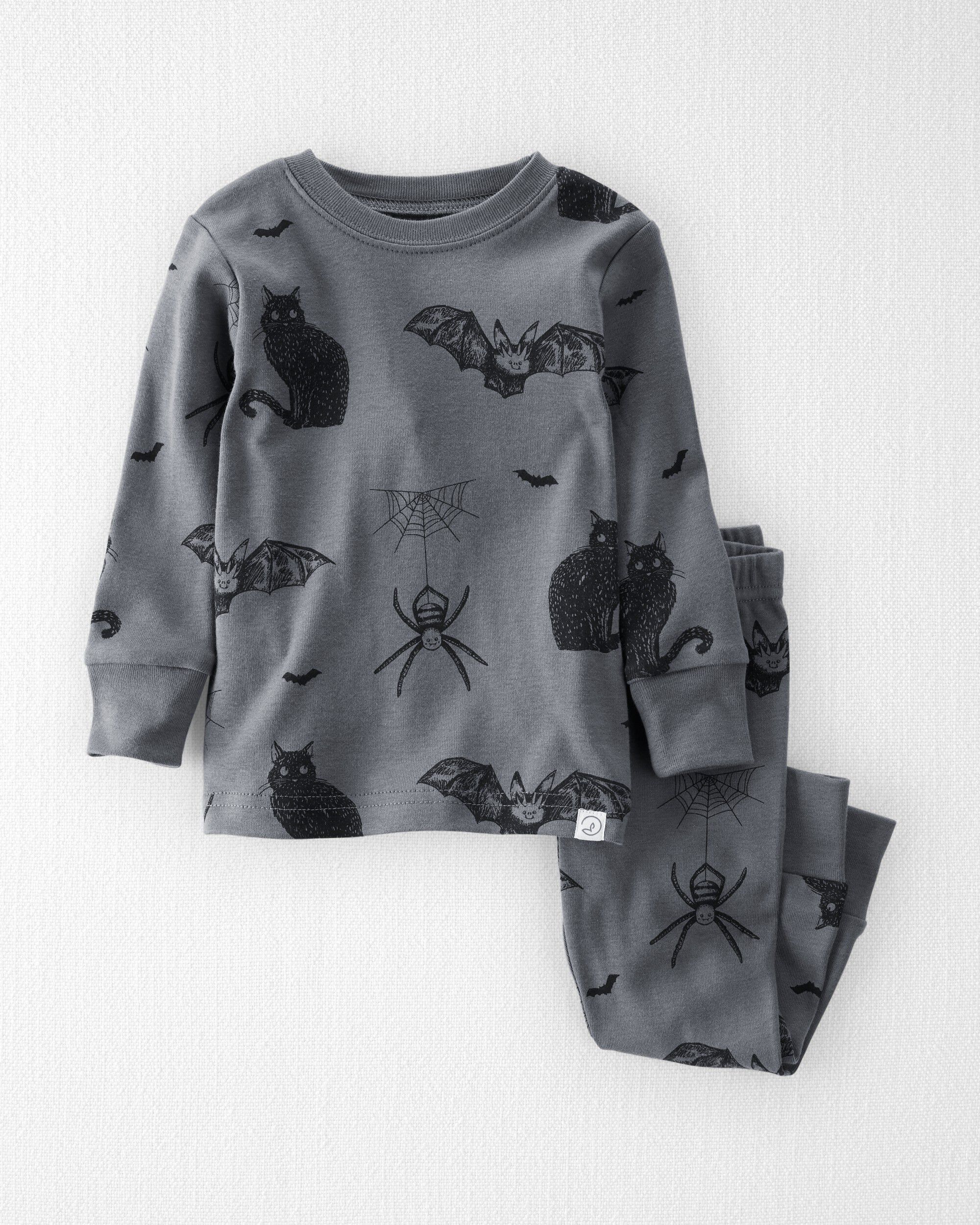 Baby Organic Cotton Pajamas Spooky Creatures Print