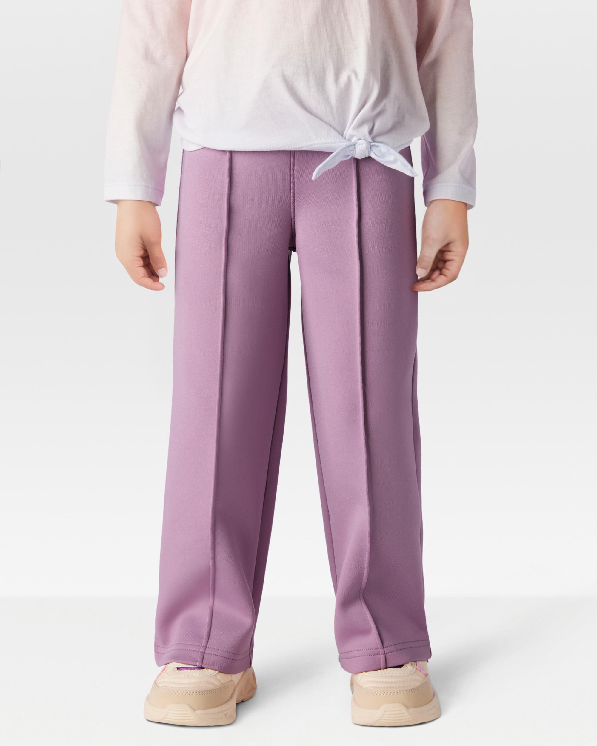 Oshkosh B'gosh Toddler Girls Stretch Tech Drawstring Pants - Purple 4T Purple