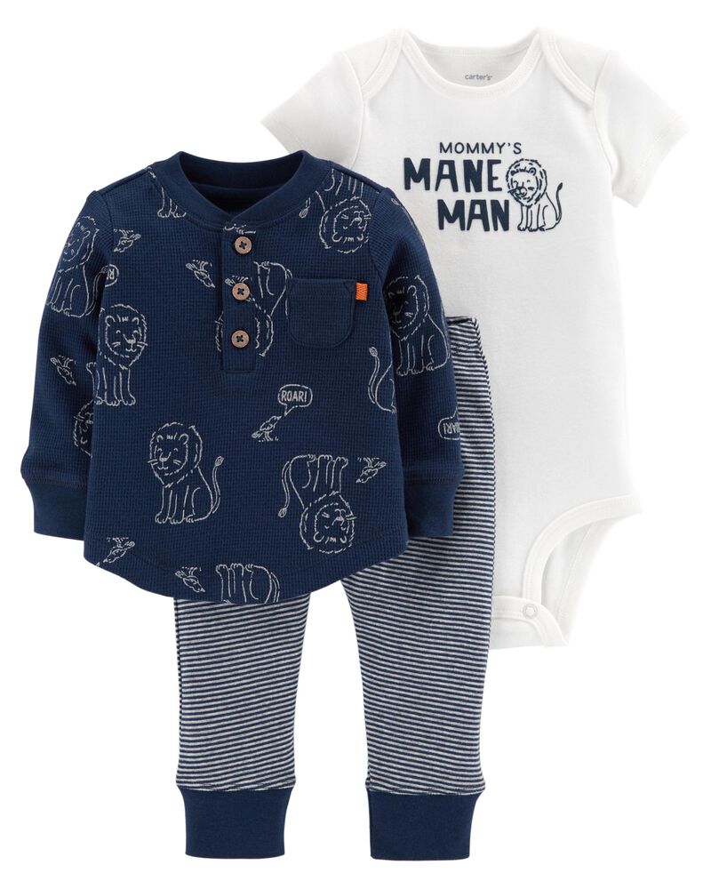 3 Piece Lion Bodysuit Tee Set Carters Com