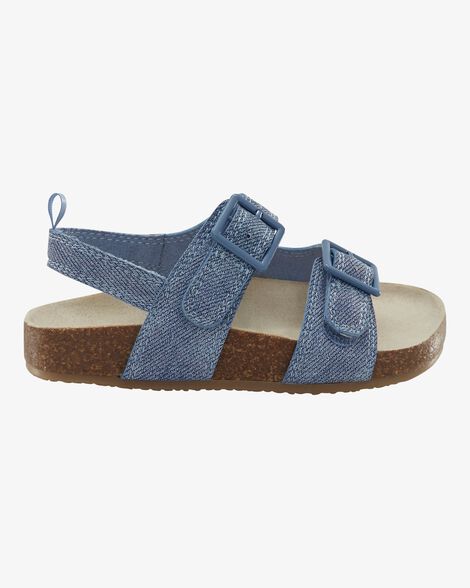  Product image 2 of Toddler Denim Sandals - Blue