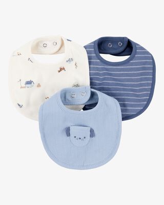 Product image 1 of Baby 3-Pack Dog Bibs