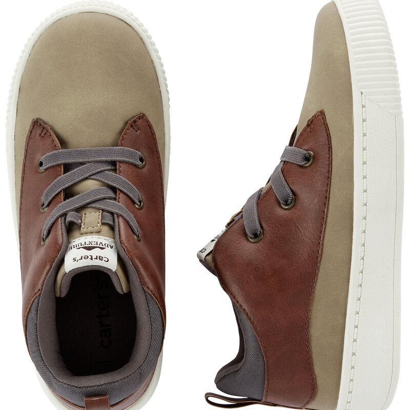 carter high top leather sneaker