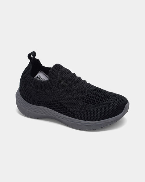 Black Tennis Shoes For Toddlers Toddler Boy Pull-On Athletic