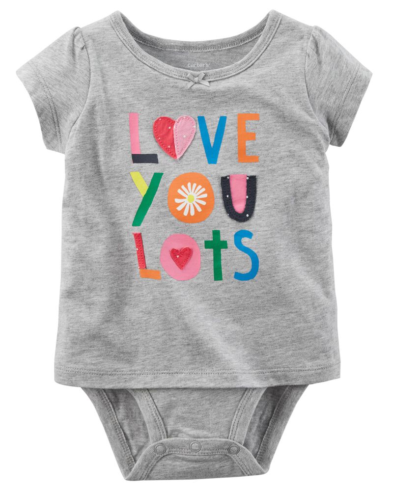 Love You Lots Double Decker Bodysuit Carters Com