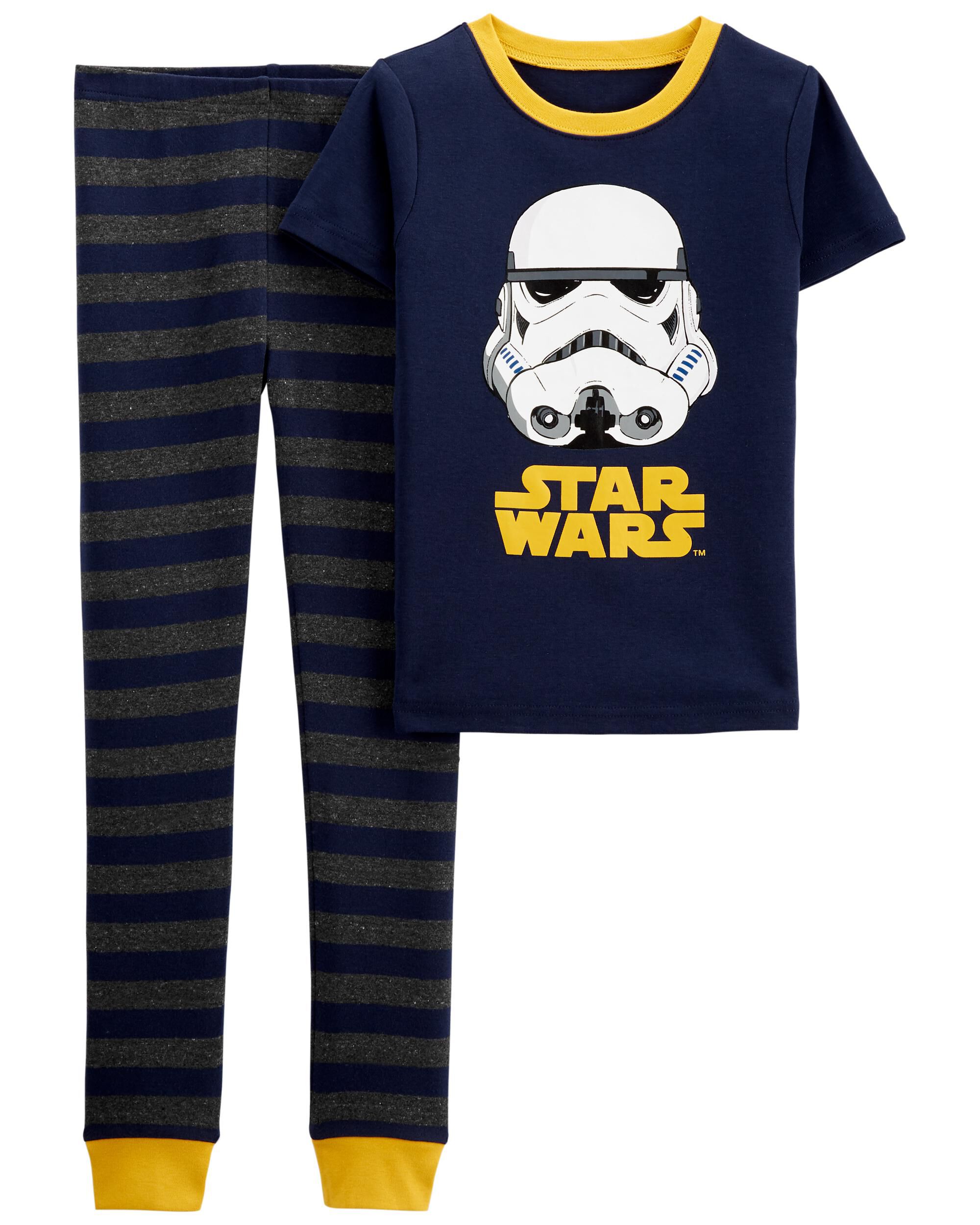 Kid 2 Piece Star Wars 100 Snug Fit Cotton Pajamas