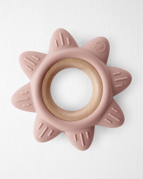  Product image 1 of Little Planet Silicone & Wood Teether - Pink