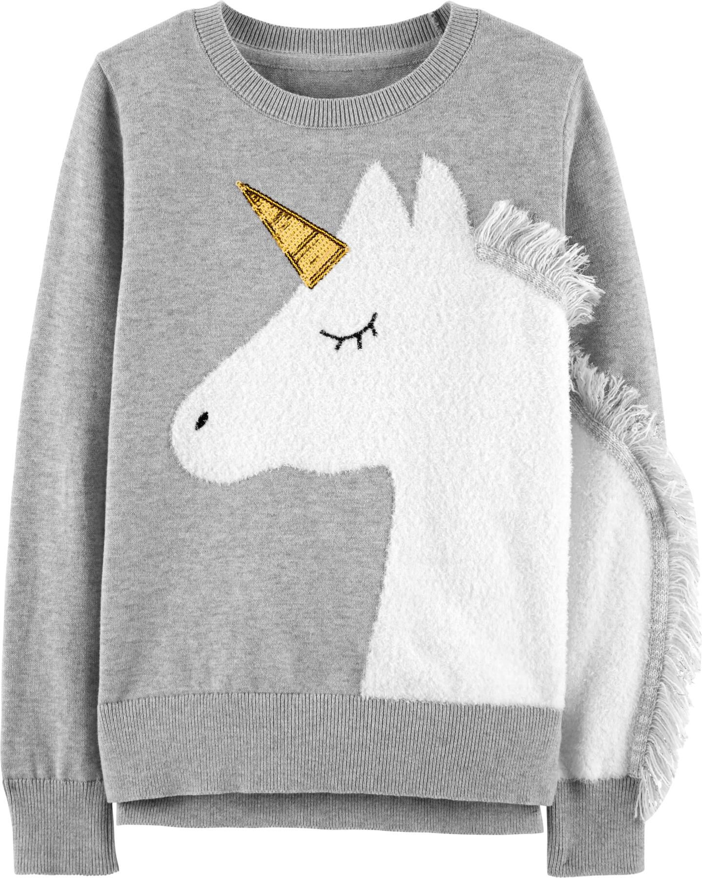 carter's unicorn sweater