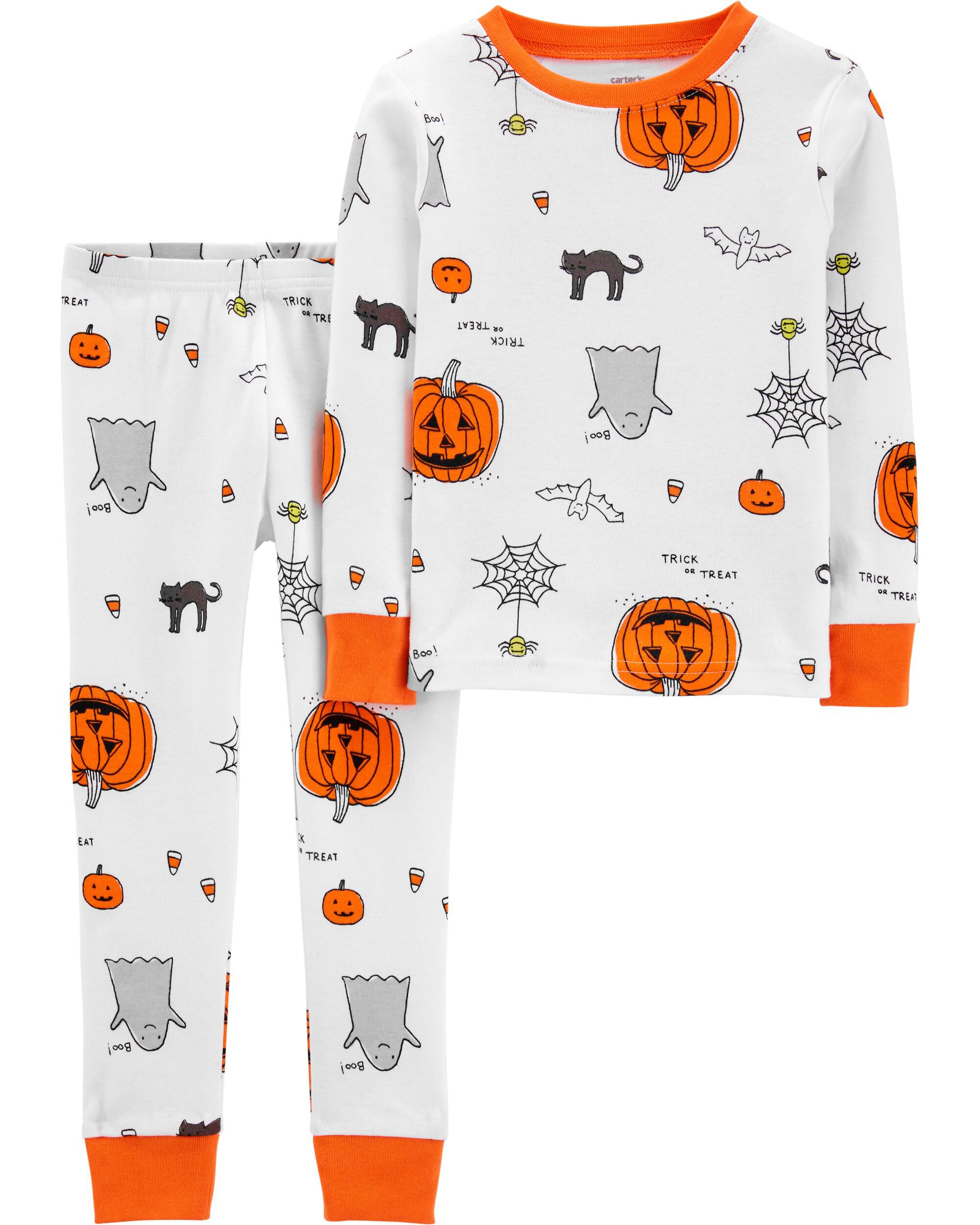 2-Piece Halloween Snug Fit Cotton PJs 