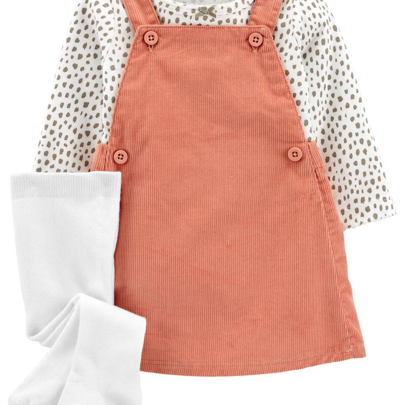 3Piece Tee & Skirtall Set