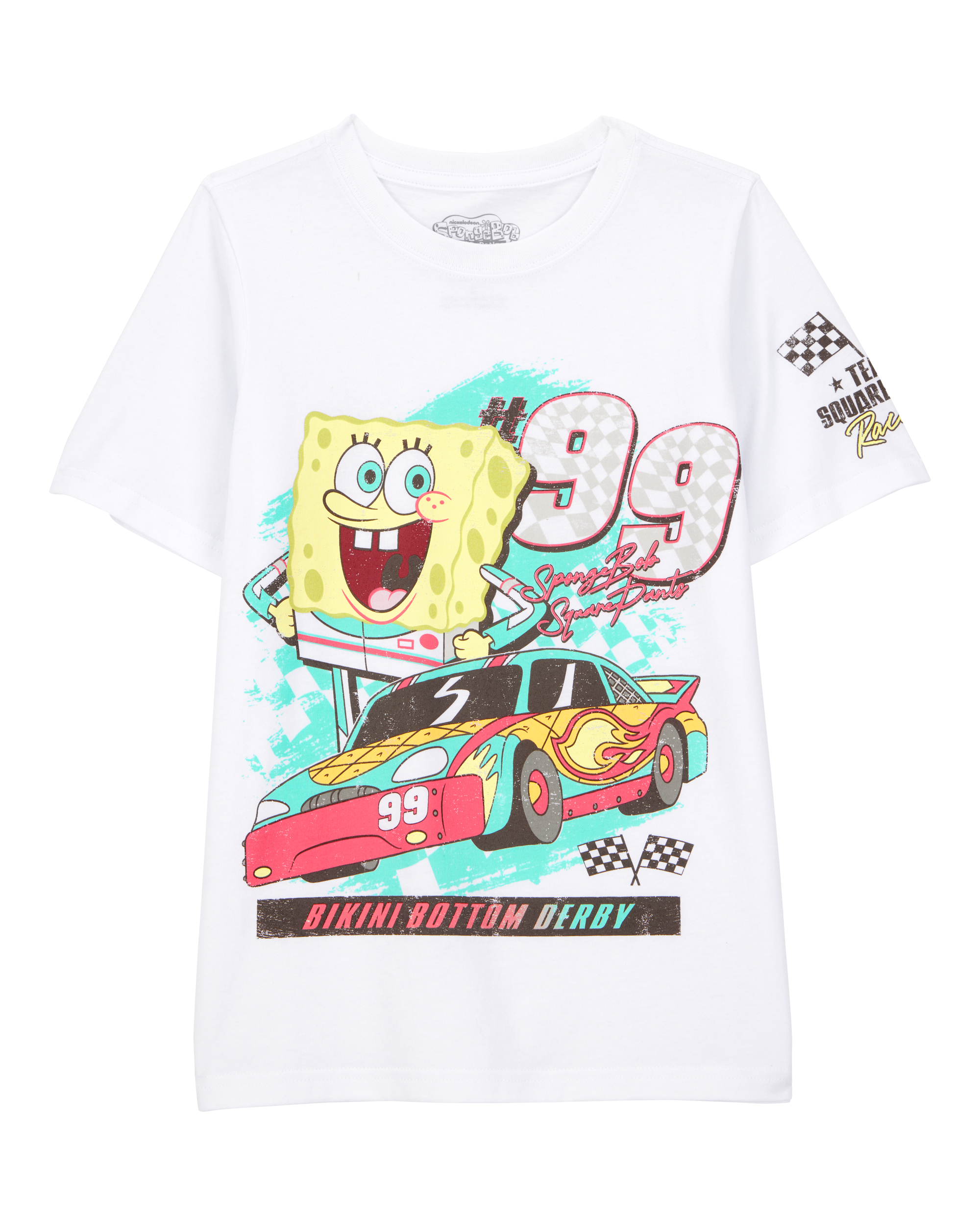 Boys SpongeBob Graphic Tee - White