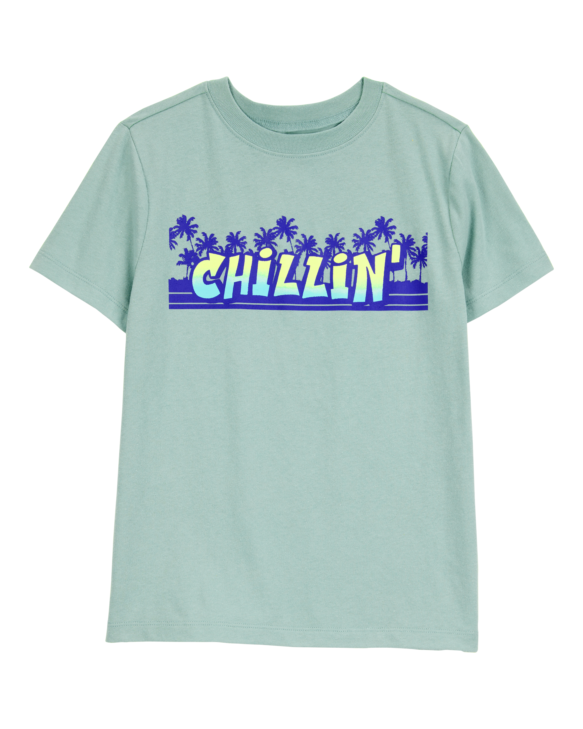 Kid Chillin' Short-Sleeve Graphic Tee - Green
