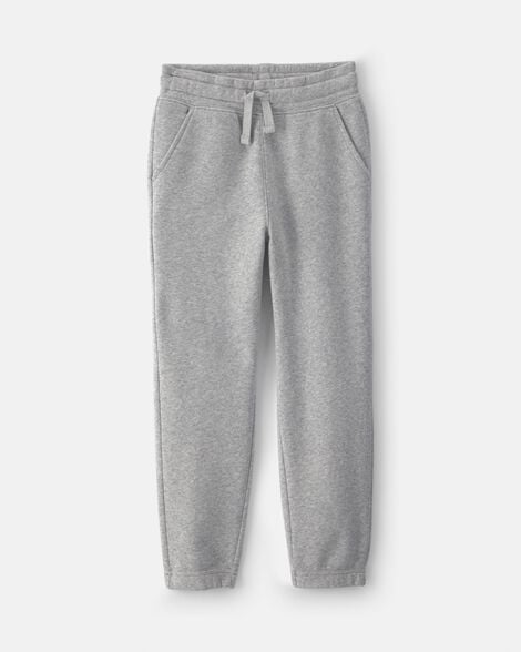 boys fleece joggers - grey