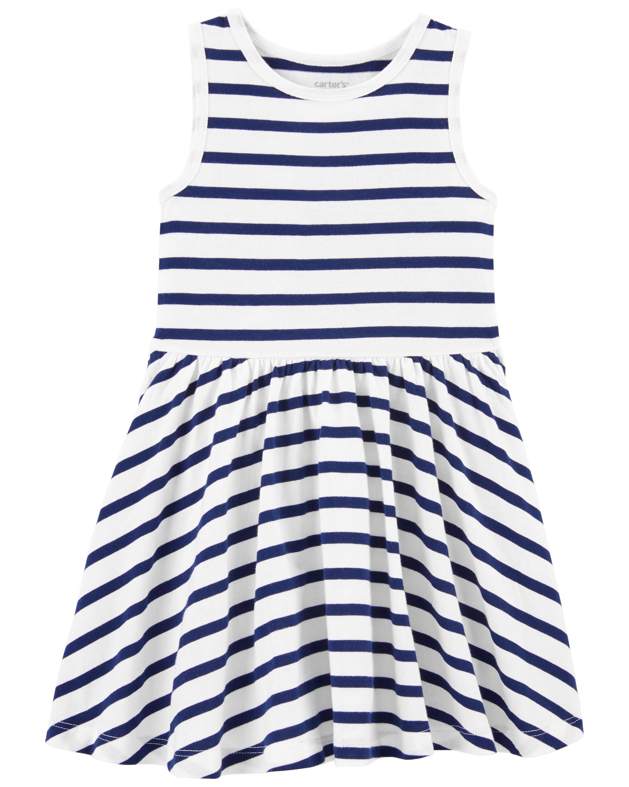 carters navy blue dress