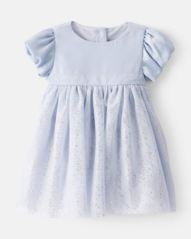 Baby Girl 3-Piece Thanksgiving Print Dress Set - White/Brown